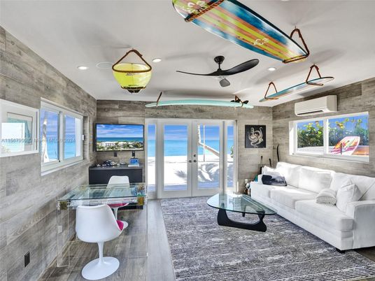 Home Office, Interior, Living room, Recessed Lighting, Wood Texture Flooring