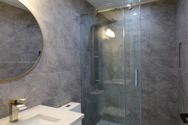 Bathroom, Glass Shower, Interior