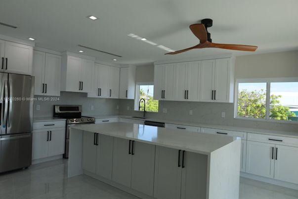 Interior, Kitchen, Recessed Lighting, Stainless Steel Appliances