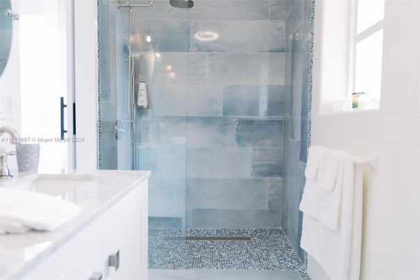Bathroom, Glass Shower, Interior