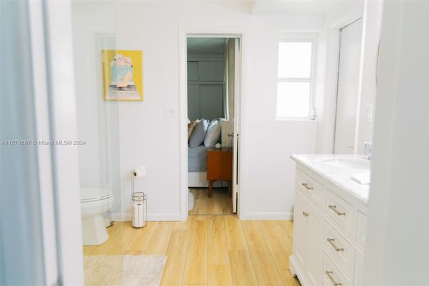 Bathroom, Interior, Wood Texture Flooring