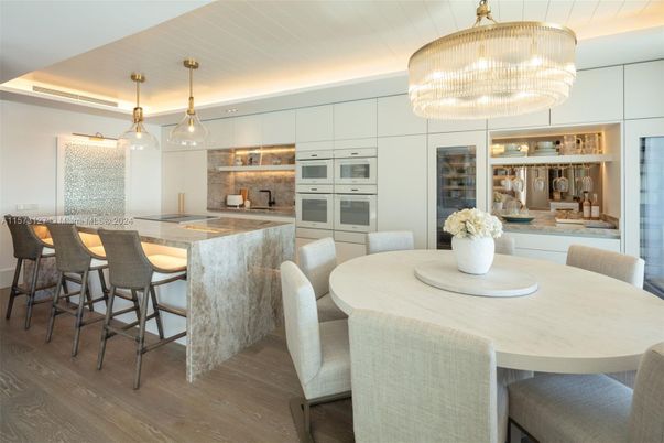 Chandelier, Dining room, Interior, Kitchen, Pendant Lights, Wood Texture Flooring