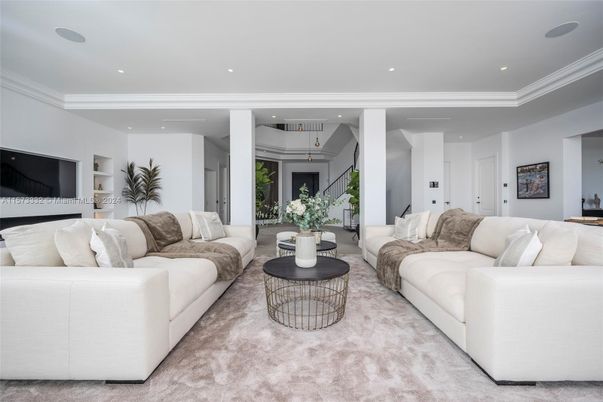Interior, Living room, Recessed Lighting
