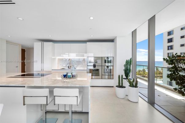 Interior, Kitchen, Recessed Lighting, Stainless Steel Appliances, Water