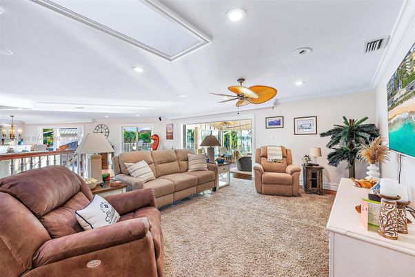 Interior, Living room, Recessed Lighting