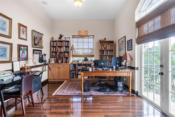 Home Office, Interior, Wood Texture Flooring