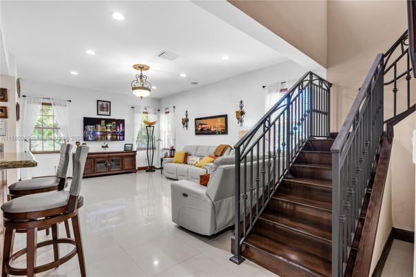 Interior, Living room, Recessed Lighting