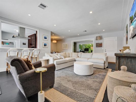 Interior, Living room, Recessed Lighting