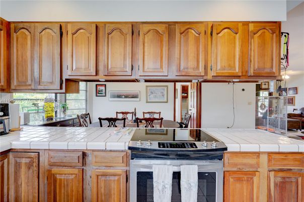 Interior, Kitchen, Tile Countertops