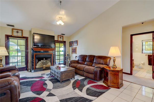 Bathroom, Fireplace, Interior, Living room