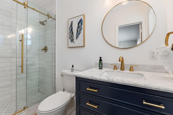 Bathroom, Glass Shower, Interior
