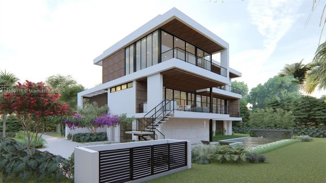 Backyard, Exterior, Facade, Modern