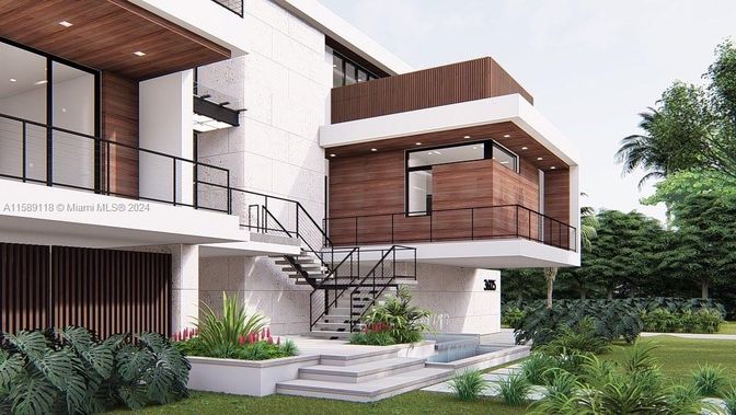 Exterior, Facade, Modern