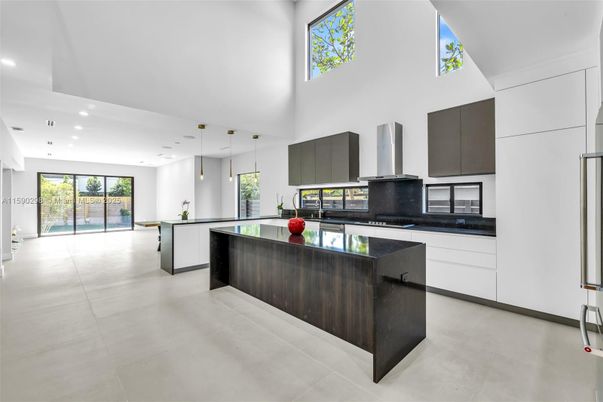 Interior, Kitchen, Pendant Lights, Recessed Lighting