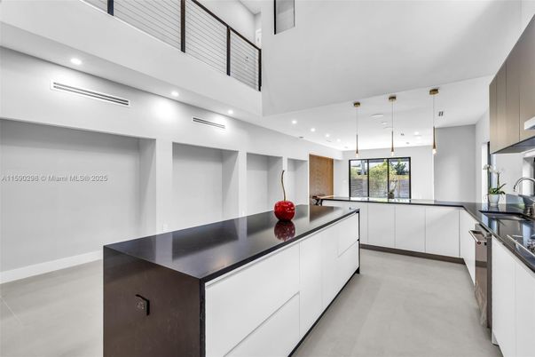 Interior, Kitchen, Pendant Lights, Recessed Lighting
