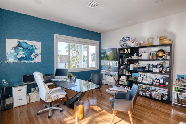 Home Office, Interior, Wood Texture Flooring