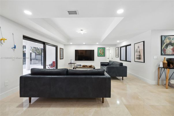 Interior, Living room, Recessed Lighting