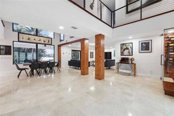 Dining room, Interior, Recessed Lighting