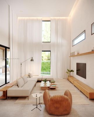 Interior, Living room, Recessed Lighting