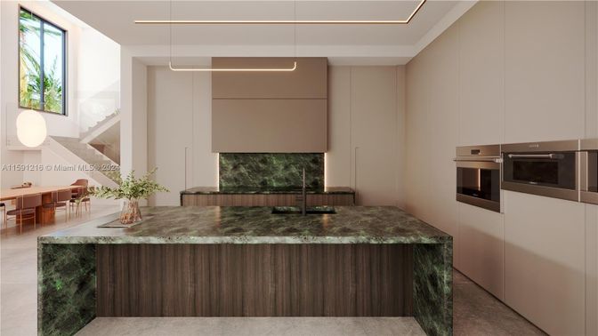 Interior, Kitchen, Pendant Lights, Stainless Steel Appliances