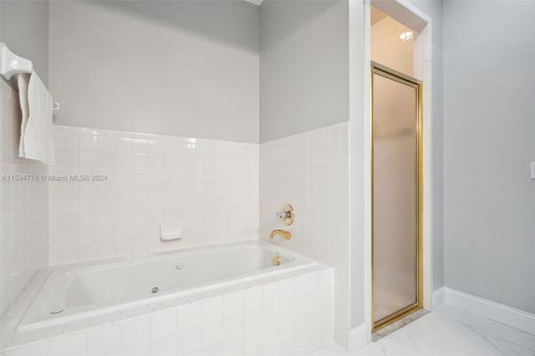 Bathroom, Glass Shower, Interior, Marble