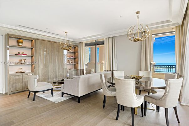 Chandelier, Dining room, Interior, Living room, Water, Wood Texture Flooring