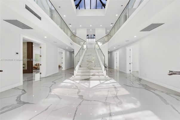 Glass Ceilings, Interior, Marble, Recessed Lighting