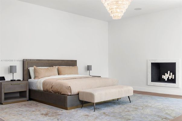 Bedroom, Chandelier, Interior
