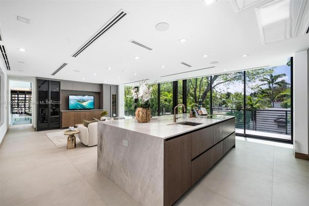 Interior, Kitchen, Living room, Recessed Lighting