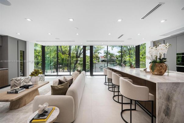 Interior, Living room, Recessed Lighting