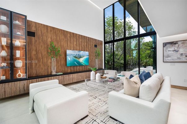 Interior, Living room, Wooden Walls