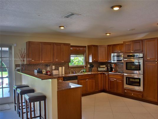 Interior, Kitchen, Recessed Lighting, Stainless Steel Appliances