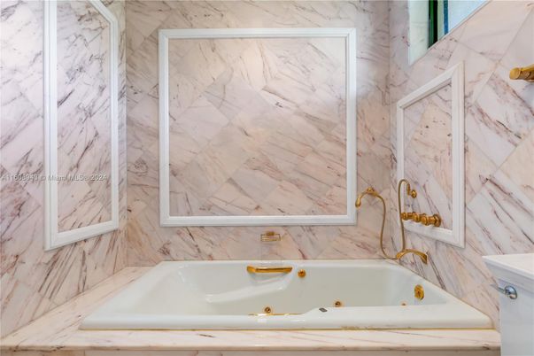 Bathroom, Interior, Marble Walls