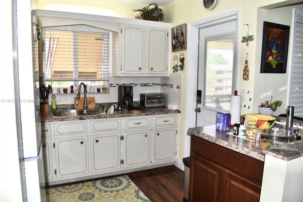 Interior, Kitchen, Wood Texture Flooring