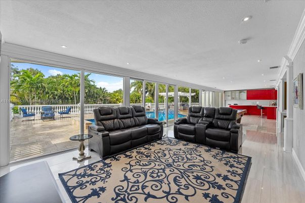 Interior, Living room, Recessed Lighting