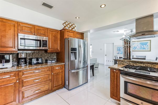 Interior, Kitchen, Recessed Lighting, Stainless Steel Appliances