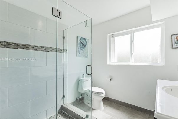 Bathroom, Glass Shower, Interior