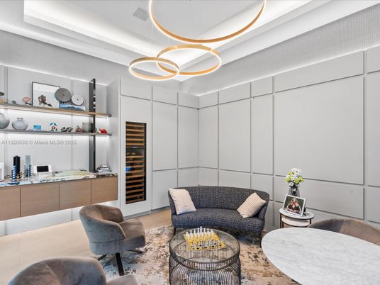 Interior, Living room, Pendant Lights, Wood Texture Flooring