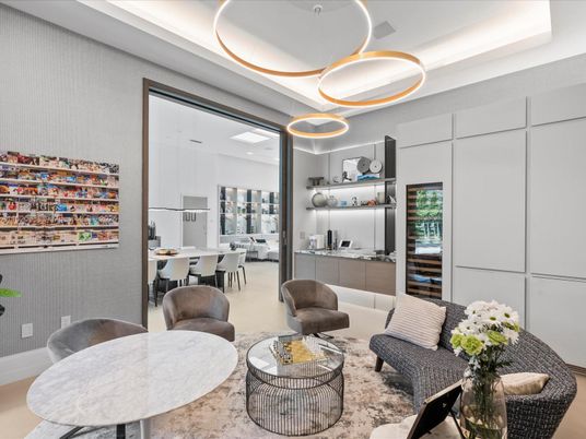Dining room, Interior, Kitchen, Living room, Pendant Lights