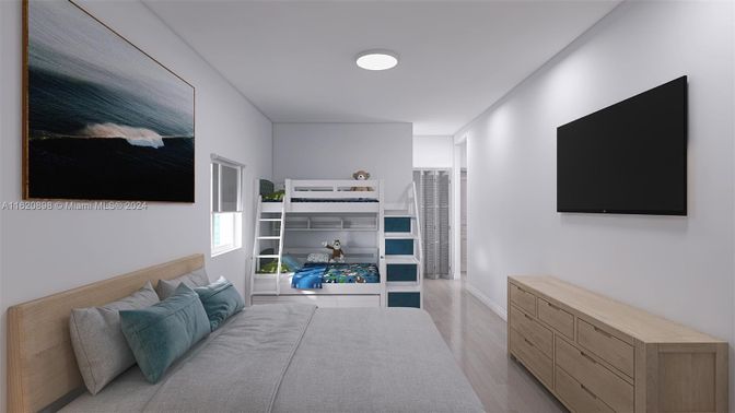 Bedroom, Interior, Wood Texture Flooring