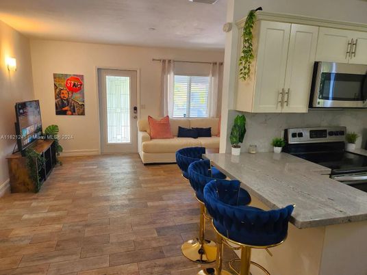 Interior, Kitchen, Living room, Wood Texture Flooring