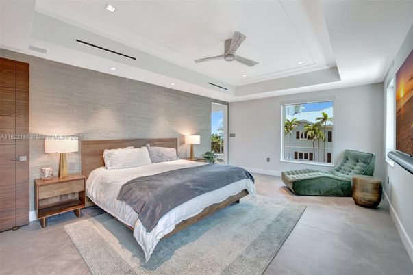 Bedroom, Interior, Recessed Lighting