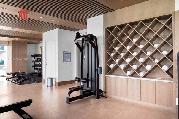 Fitness Equipment, Interior, Recessed Lighting