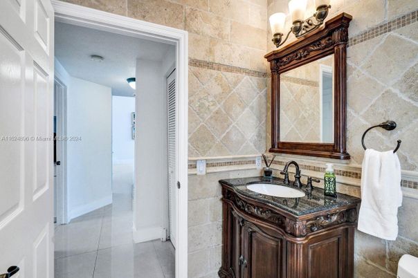 Bathroom, Interior, Stone Walls