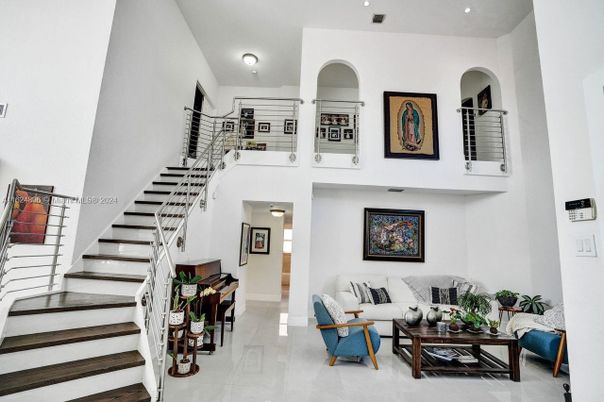 Interior, Living room, Piano, Recessed Lighting