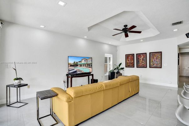 Interior, Living room, Recessed Lighting