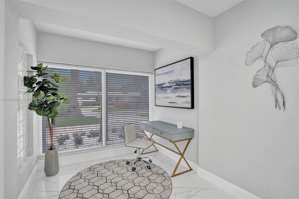 Home Office, Interior, Marble