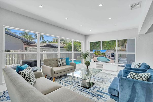 Interior, Living room, Recessed Lighting