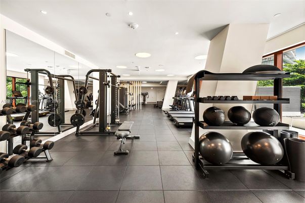 Fitness Equipment, Gym, Interior, Recessed Lighting