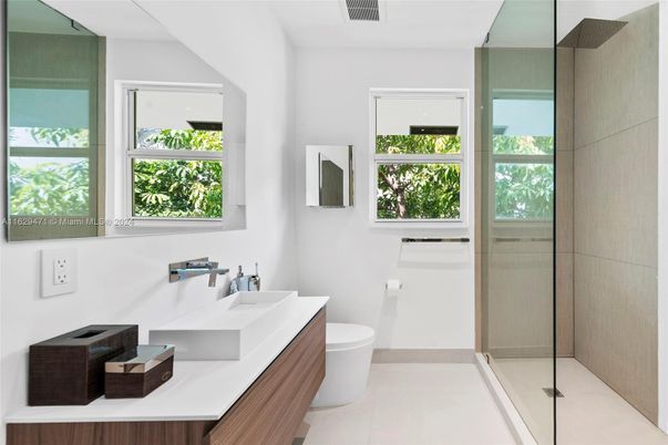 Bathroom, Glass Shower, Interior
